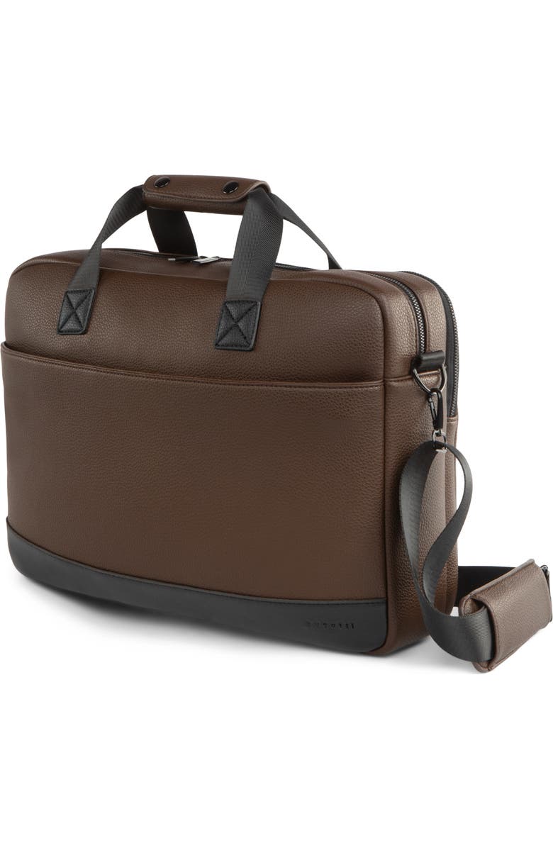 bugatti Central Briefcase, Alternate, color, Brown