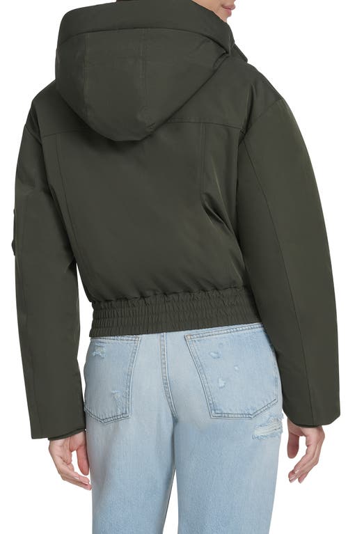 Champion Crop Ski Bomber Jacket In Green