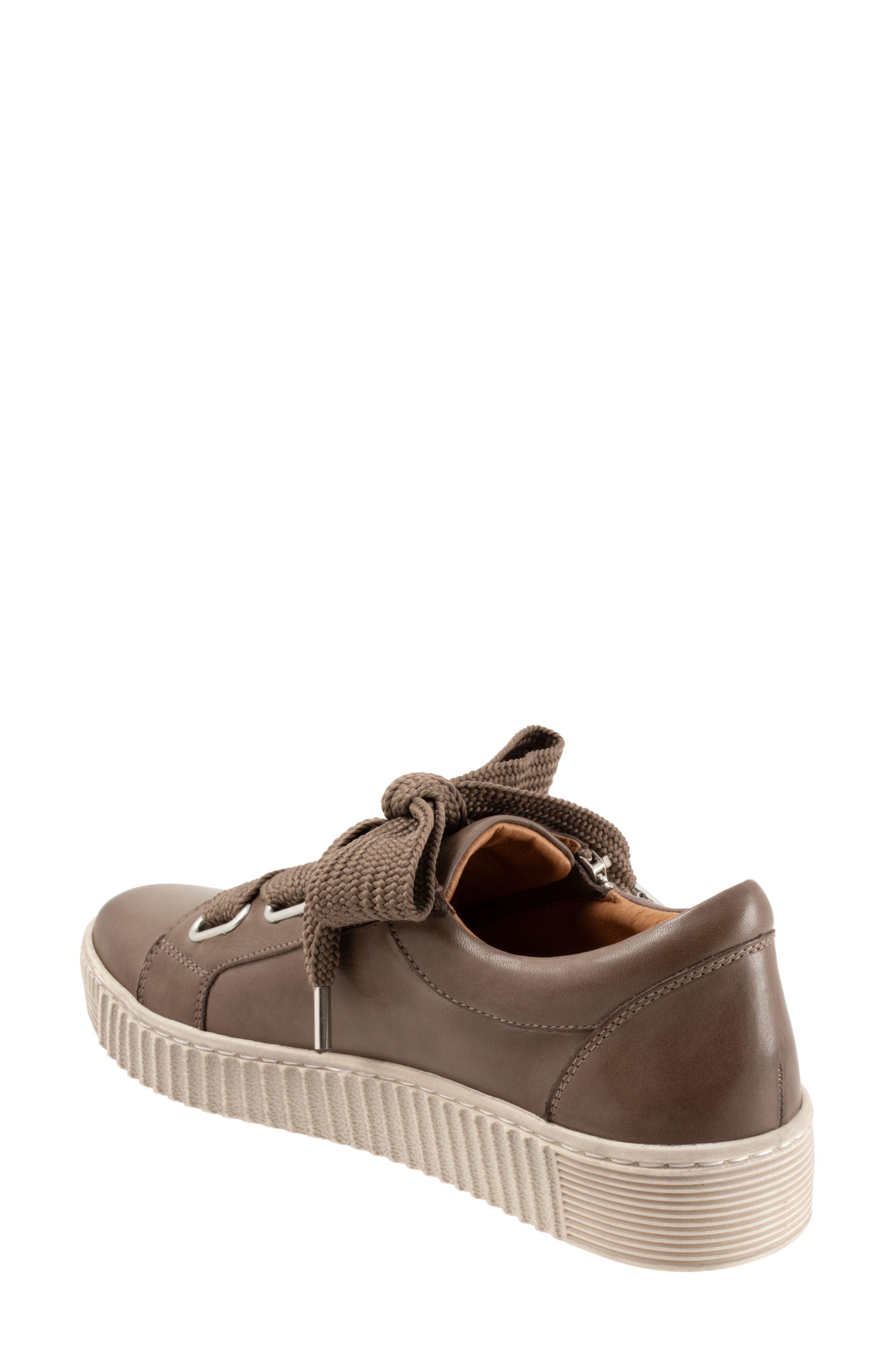 EOS FOOTWEAR Jovi Zip Sneaker, Alternate, color, Dark Taupe