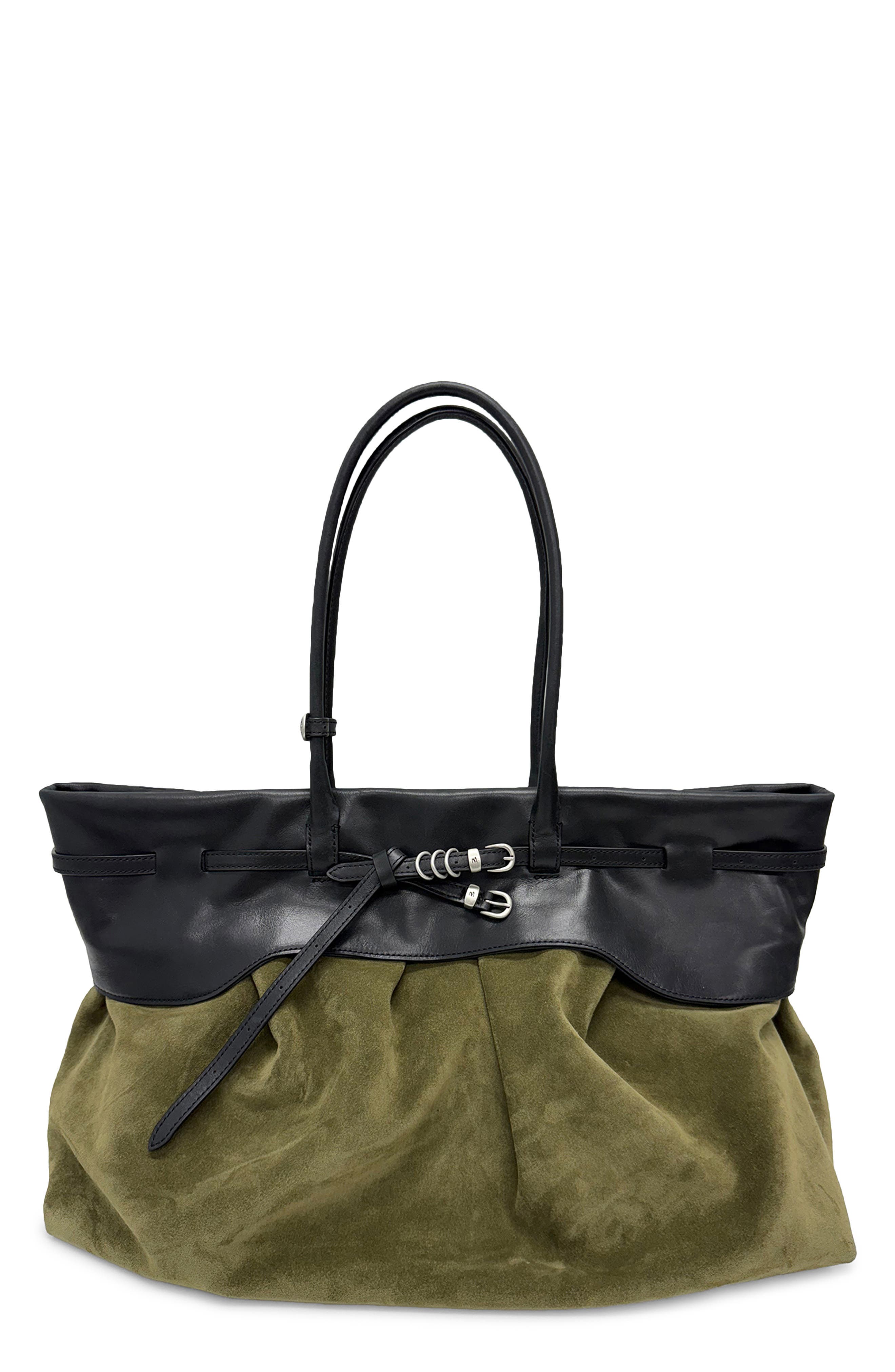 BLACK DARK OLIVE PULLUP SUEDE