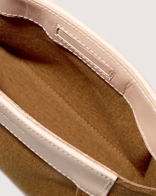 Graf & Lantz Graf Lantz Frankie Merino Wool Clutch In Honey