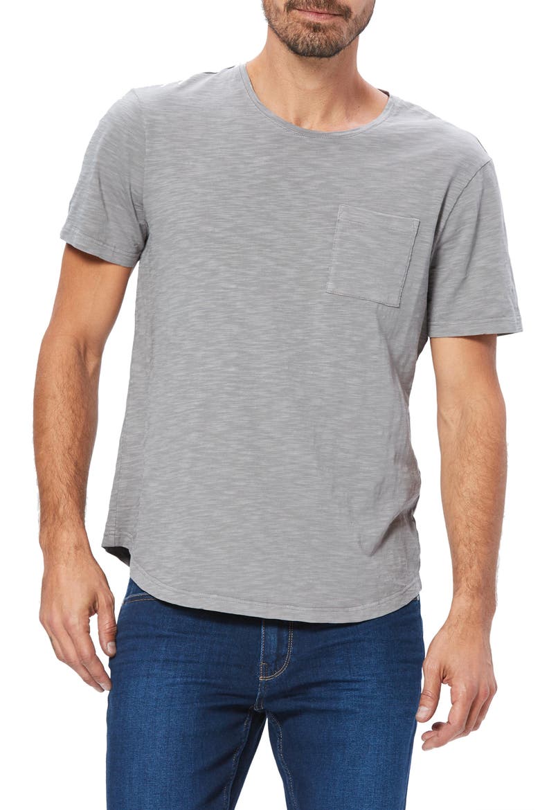 Kenneth Cotton Slub T-Shirt, Main, color, DAWN GRY