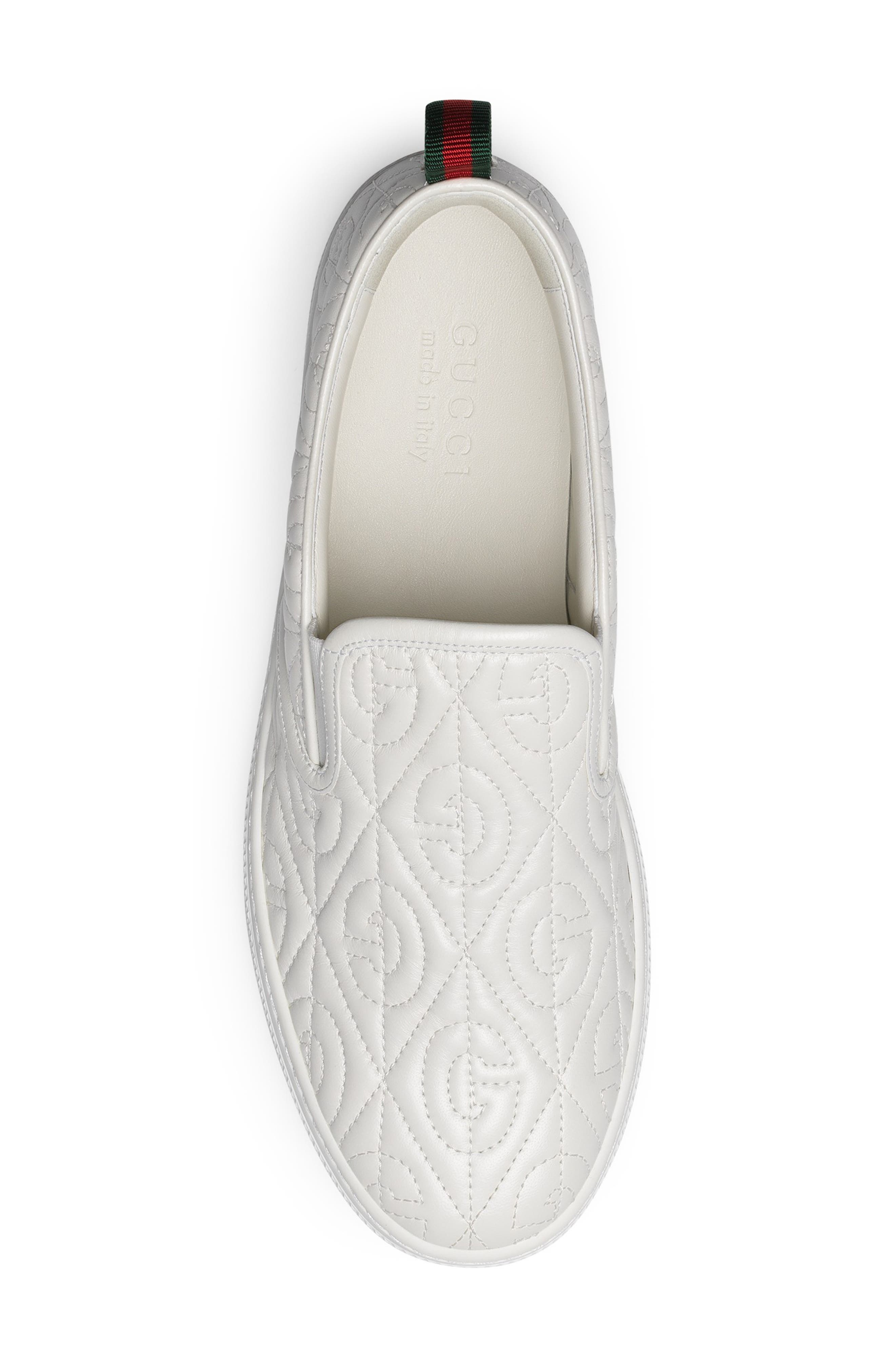 Gucci Quilted Sneaker, Alternate, color, 