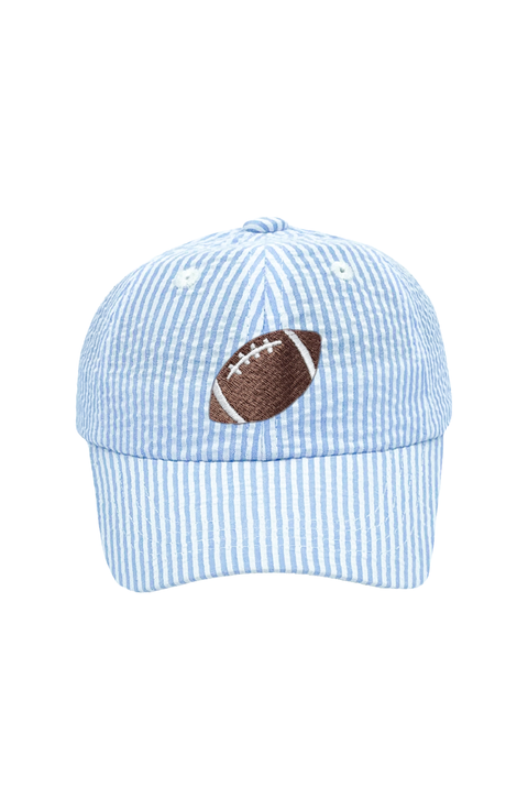 Football Seersucker Baseball Hat (Toddler, Little Kid & Big Kid)