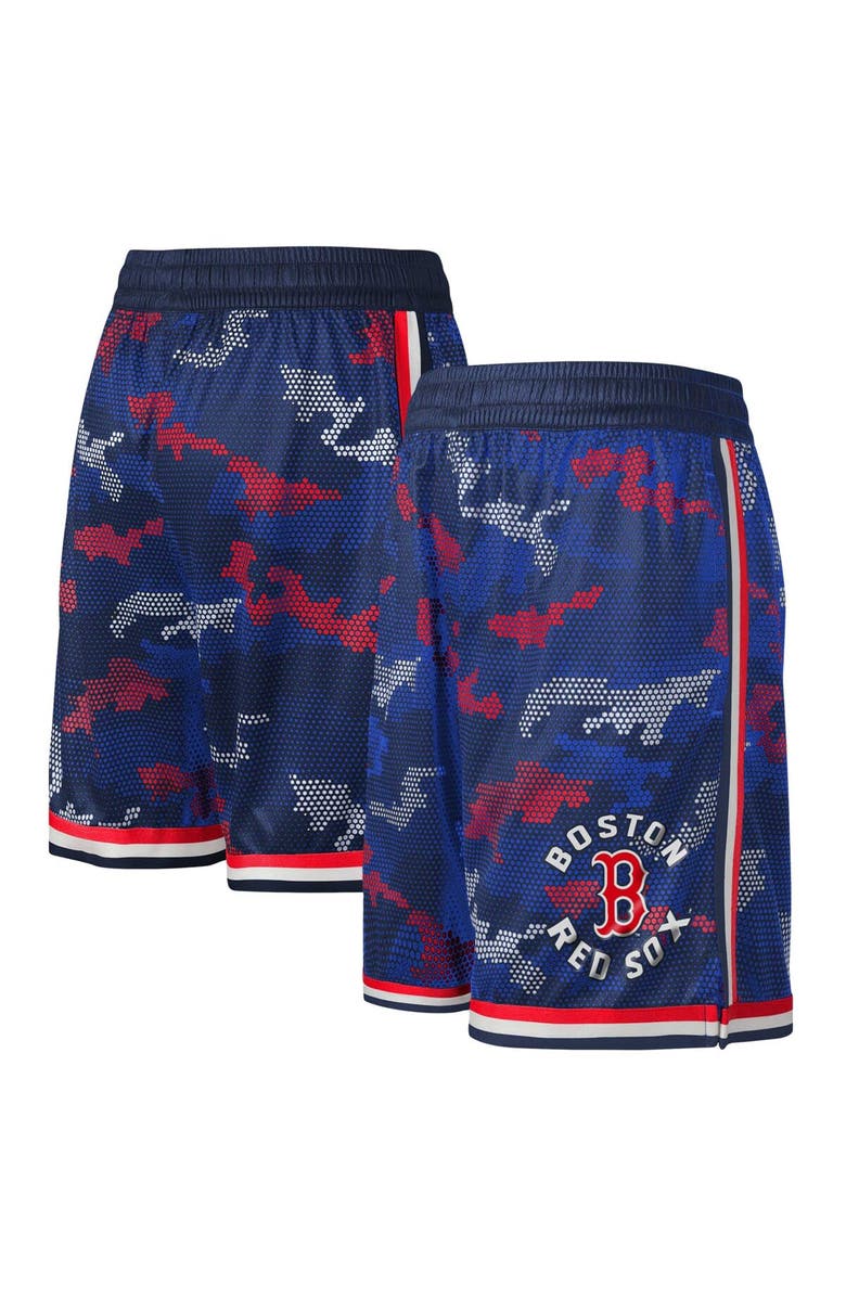 Outerstuff Youth Fanatics Branded Navy Boston Red Sox Tech Runner Shorts, Alternate, color,