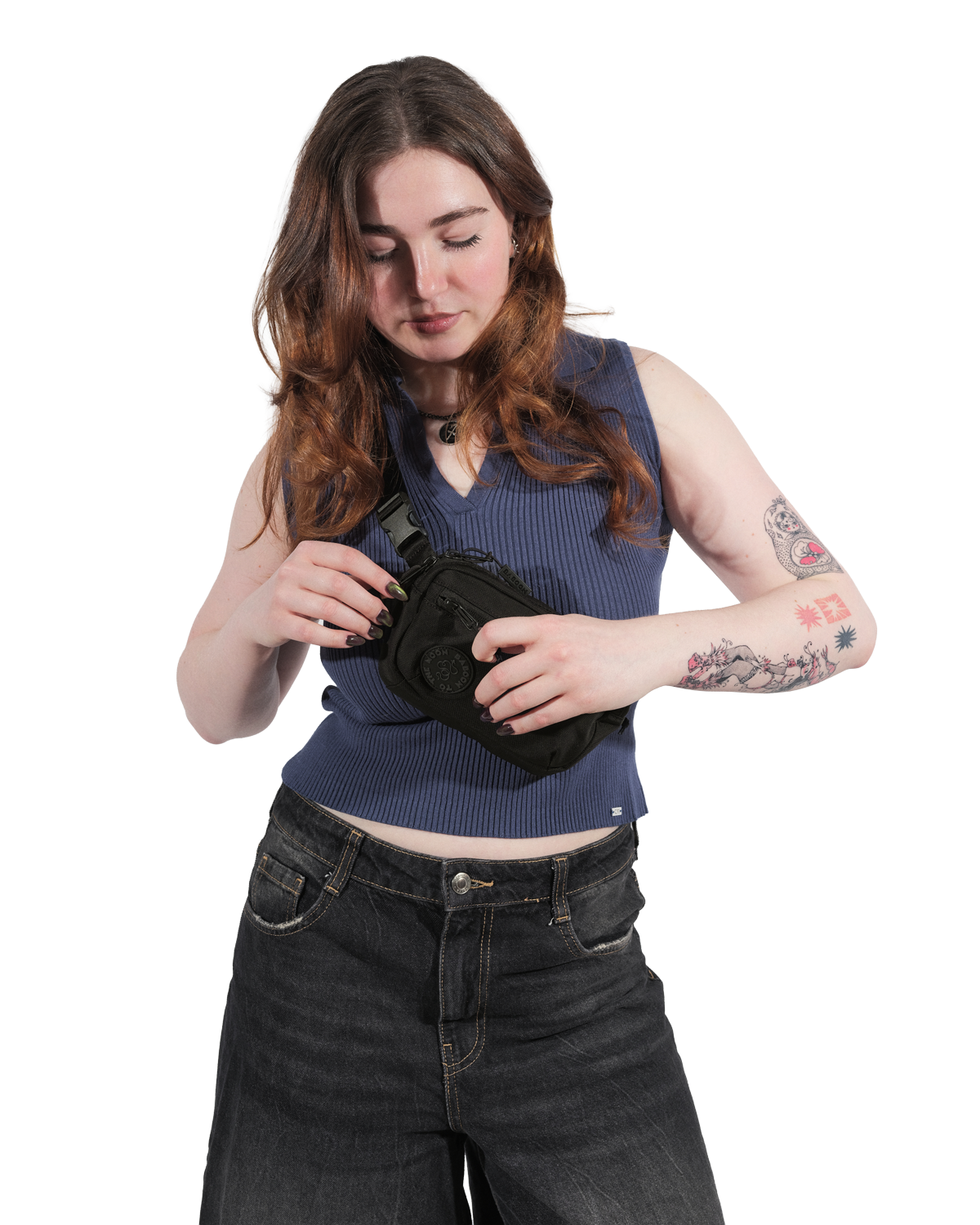 Baboon to the Moon Fannypack Mini 1.5L, Alternate, color, Black