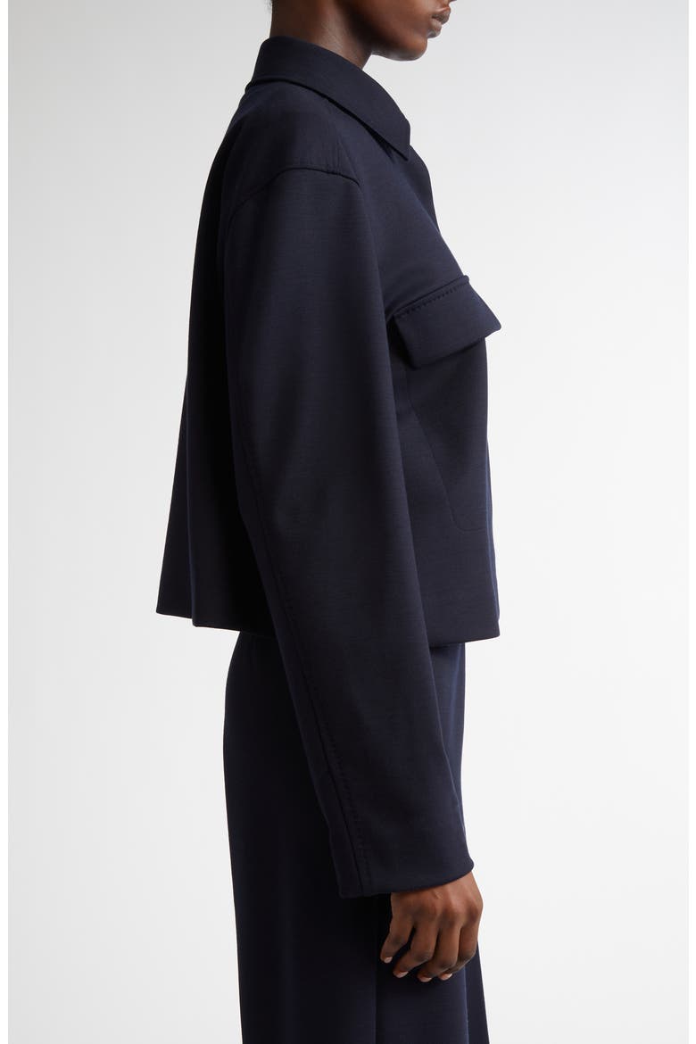Talamo Wool Blend Milan Jersey Jacket, Alternate, color, ULTRAMARINE