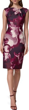 Donna Karan New York Floral Sleeveless Sheath Dress