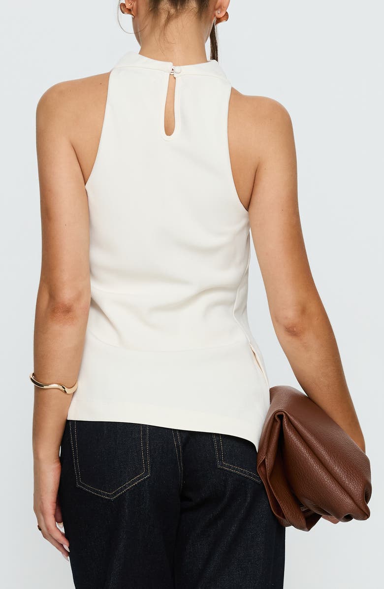Princess Polly Days Get Dark Mock Neck Sleeveless Top, Alternate, color, Cream
