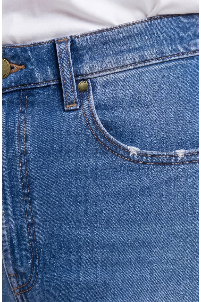 Maisie High Waist Straight Leg Jeans, Alternate, color, NOMAD BLUE