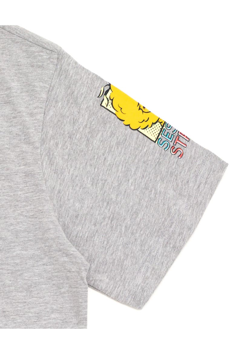 Crewneck Short Sleeve T-Shirt, Alternate, color, Heather Grey Sesame
