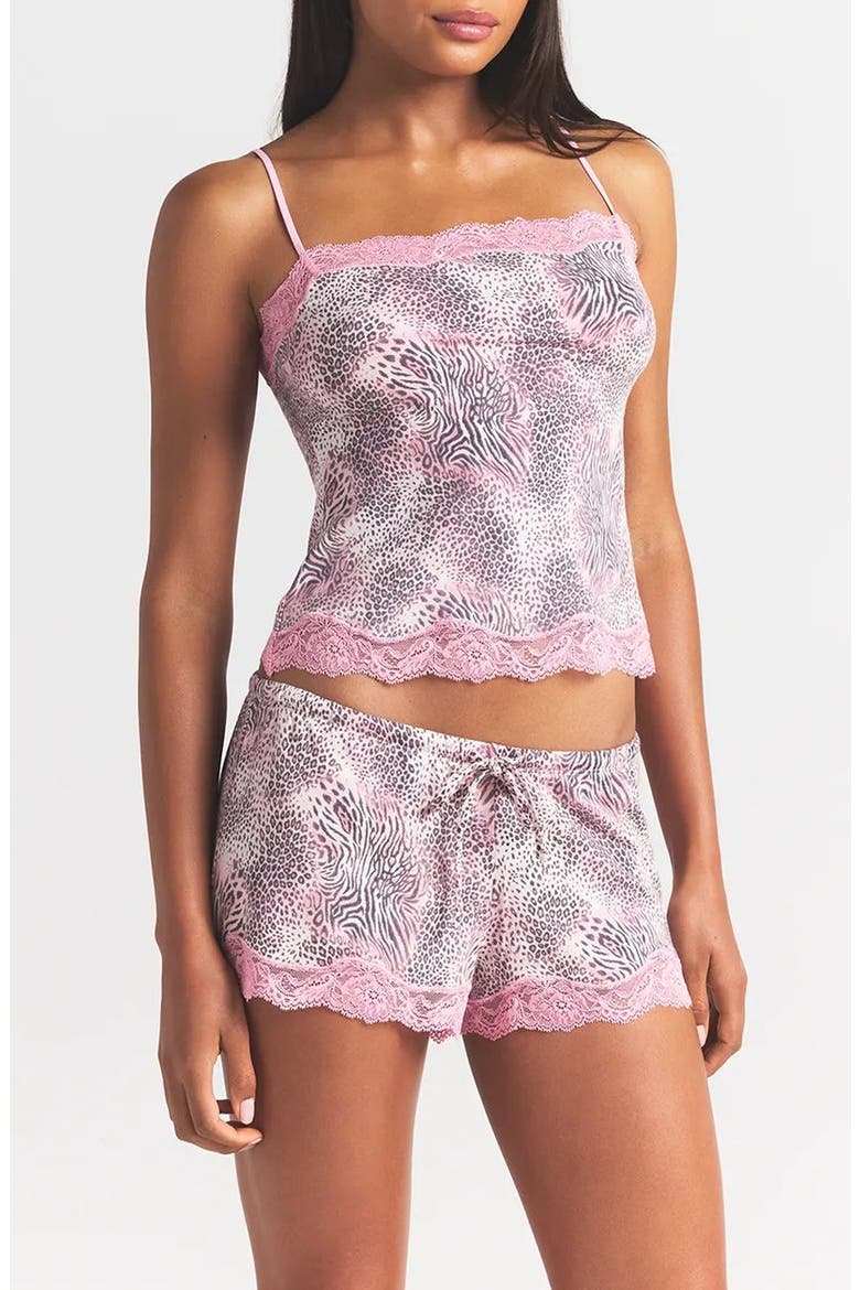 Soft Modal Blend Pajamas, Alternate, color, BLOOM MINI MULTI ANIMAL