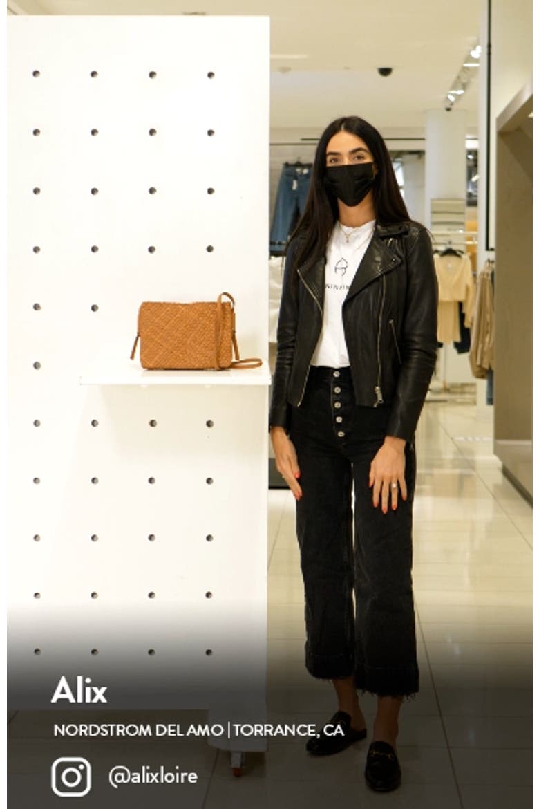The Knotted Woven Leather Crossbody Bag video
