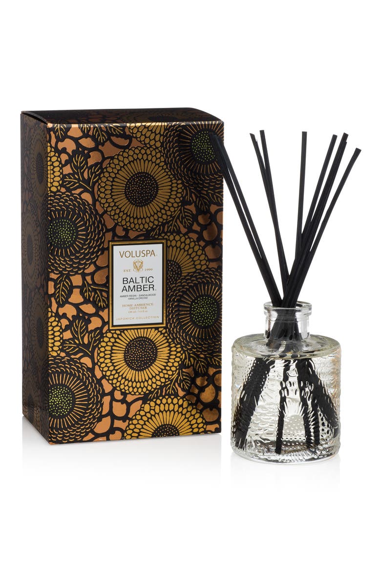 Baltic Amber Reed Diffuser, Main, color, BALTIC AMBER