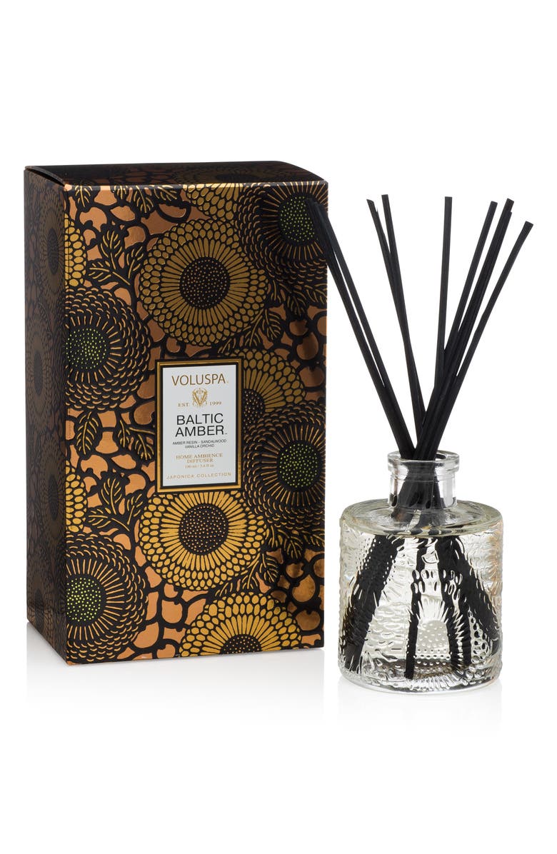 Voluspa Baltic Amber Reed Diffuser, Main, color, Baltic Amber