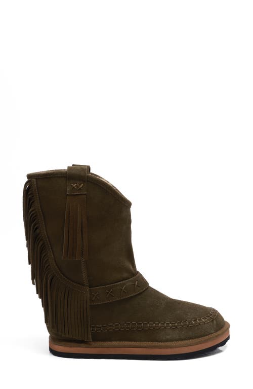 Free People Faye Fringe Faux Fur Boot