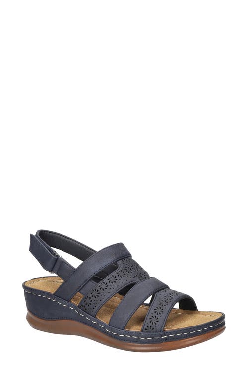 EASY STREET EASY STREET ALEXI SLINGBACK PLATFORM WEDGE SANDAL