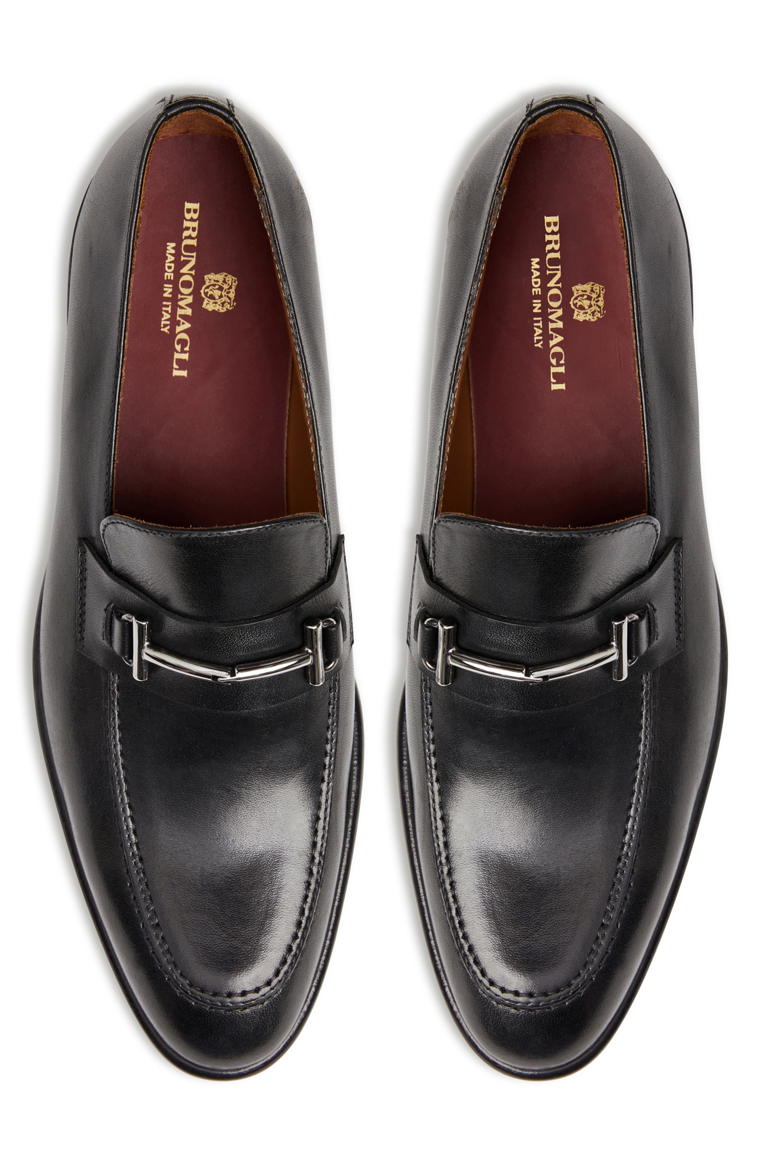 Bruno Magli Sante Bit Loafer, Alternate, color, Black