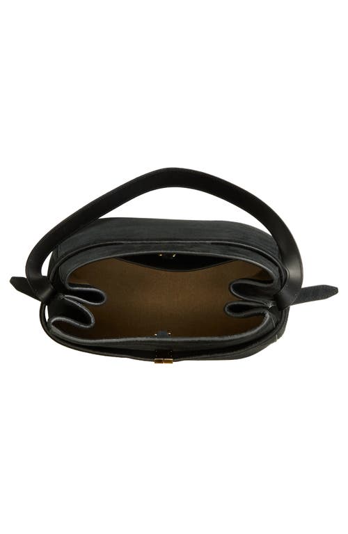Totême Toteme Belted Suede Bucket Bag
