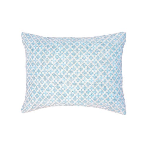 Carol & Frank Talley Santorini Cotton Standard Pillow Sham In Blue