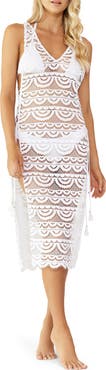 PQ SWIM Noah Joy Lace Cover-Up Dress