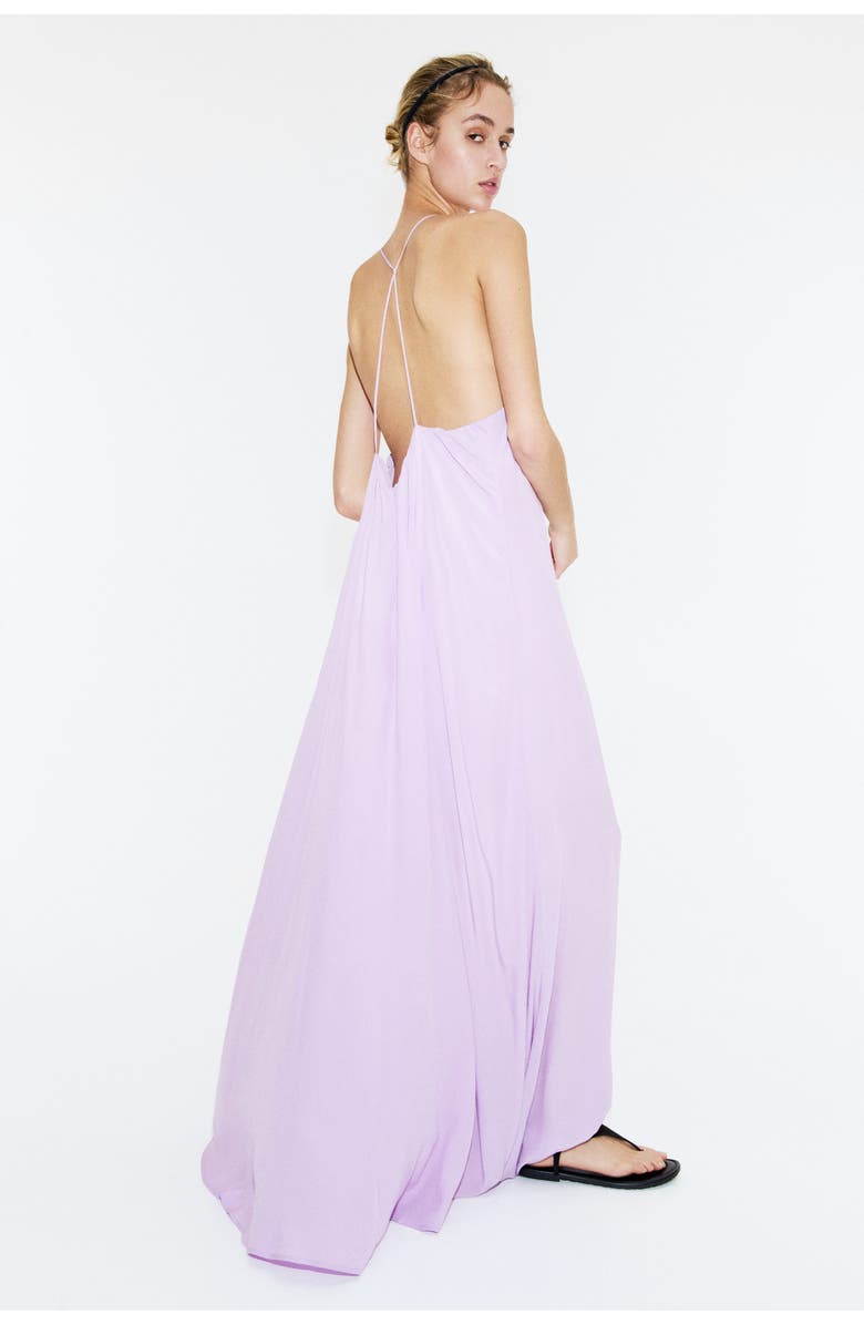H&M A-line viscose dress, Main, color, Light Purple