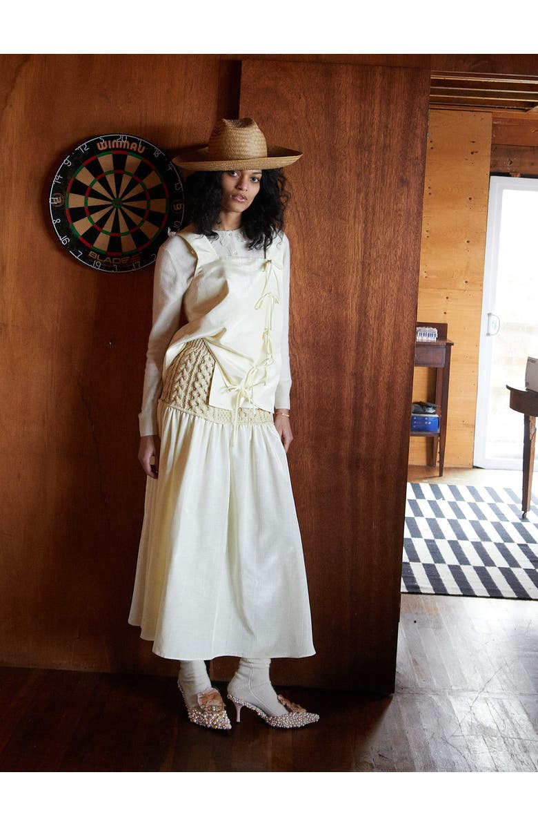 Lingua Franca Long Sleeve Odette Top, Alternate, color, 