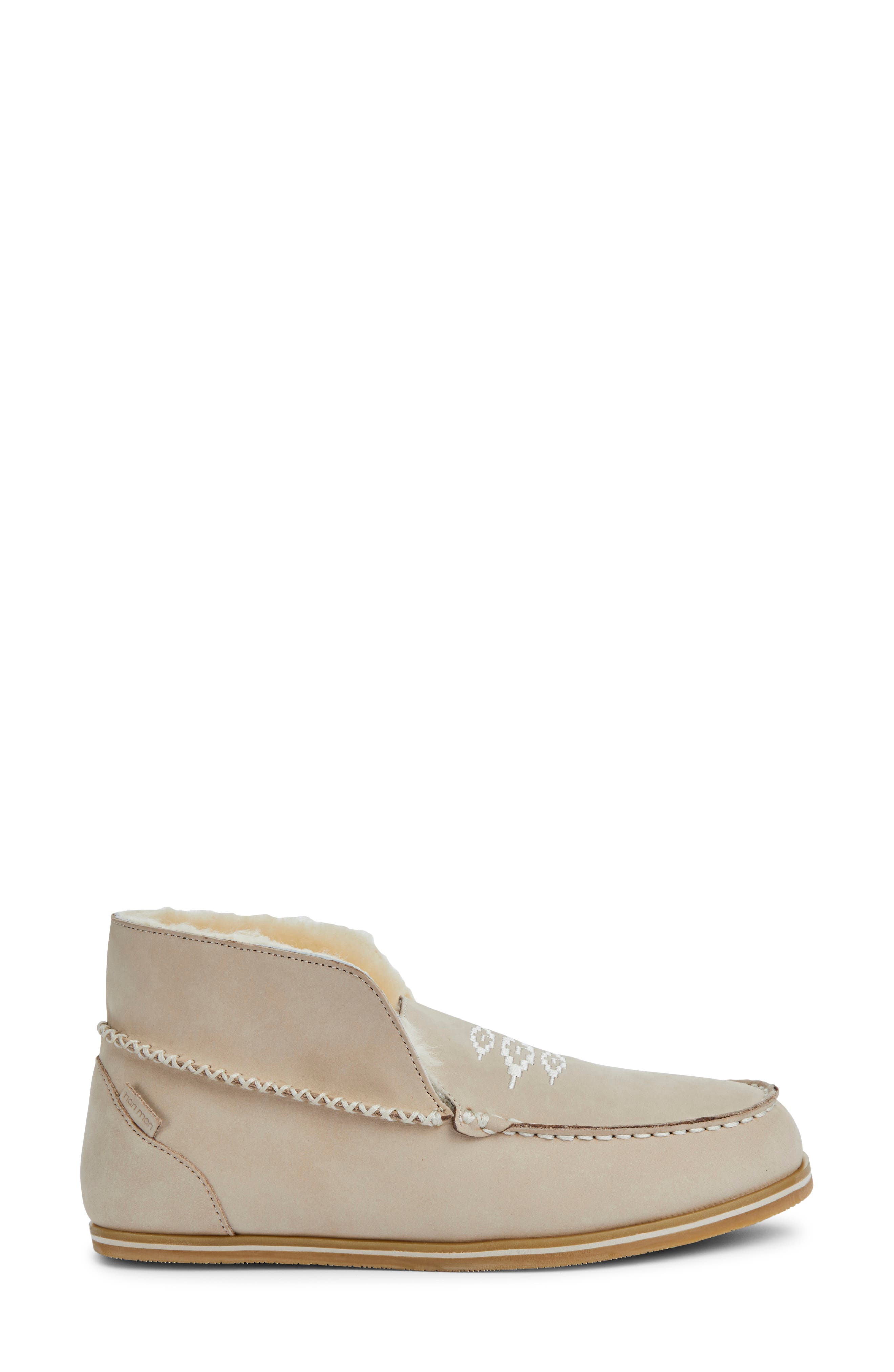 Alta Genuine Shearling Lined Slipppers, Alternate, color, SAND