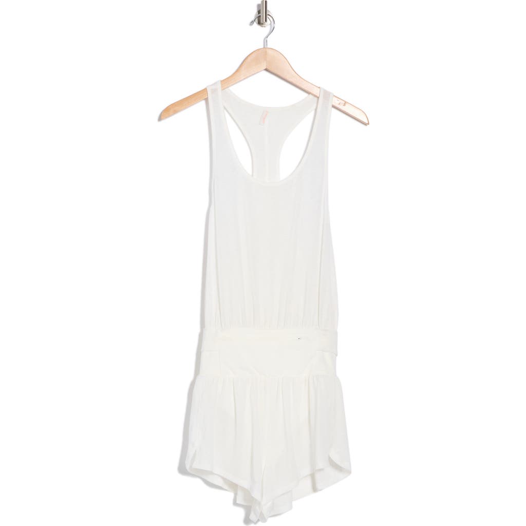 FREE PEOPLE FREE PEOPLE LIGHT AS AIR RUNSIE ROMPER