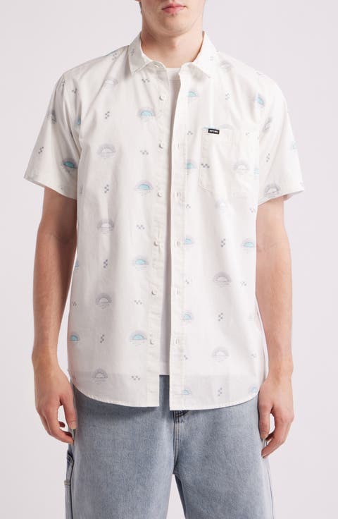 Hypno Micro Short Sleeve Button-Up Shirt