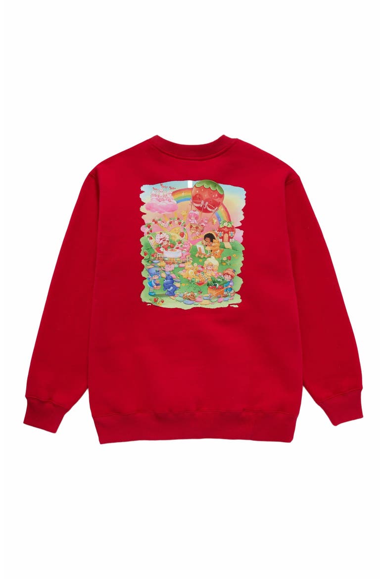 LIFE IS SWEET CREWNECK, Alternate, color, RED