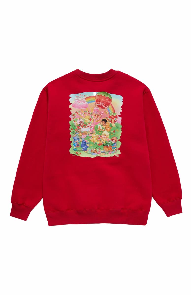 Samii Ryan LIFE IS SWEET CREWNECK, Alternate, color, Red
