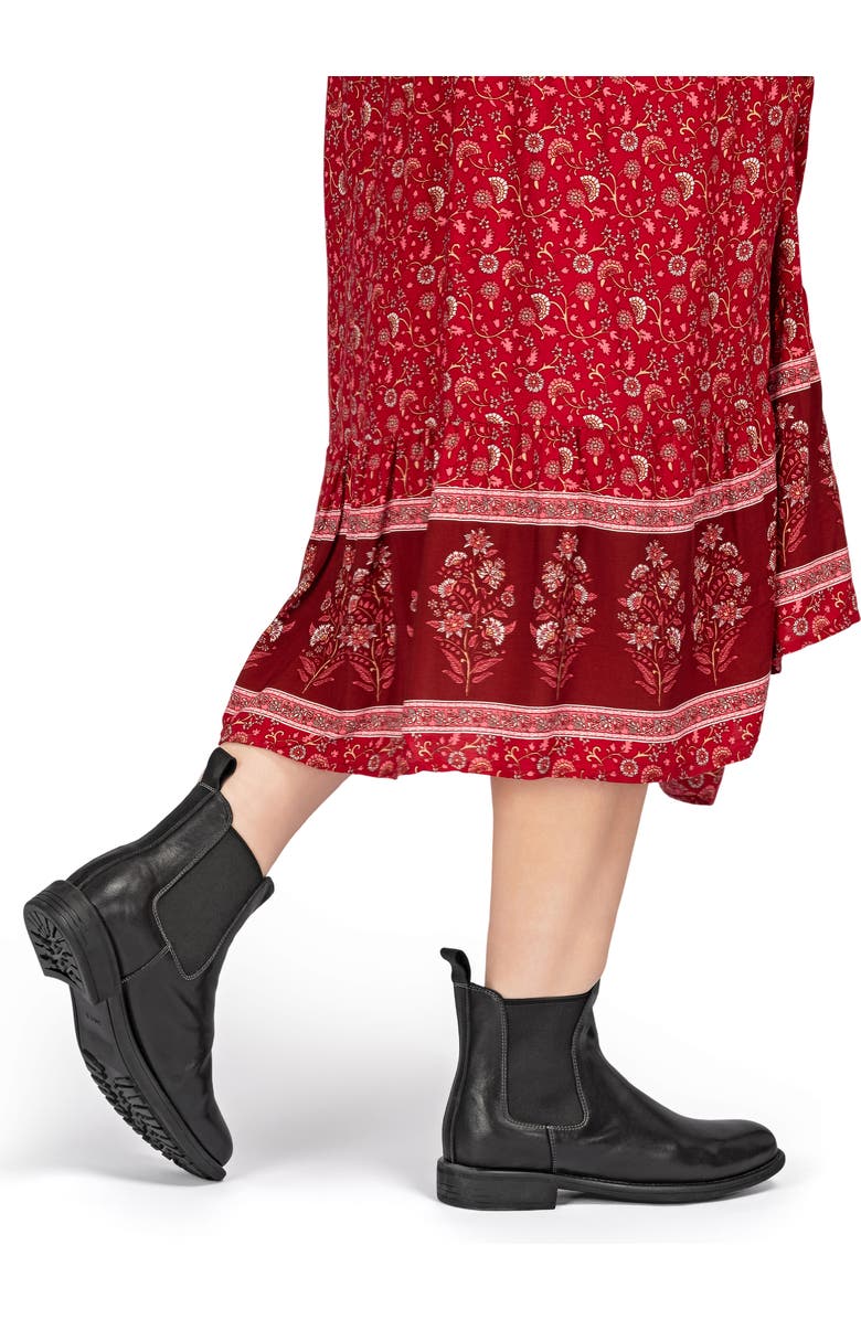 OLD TREND Classic Genuine Leather Versatile Everyday Chelsea Boot, Alternate, color, Black