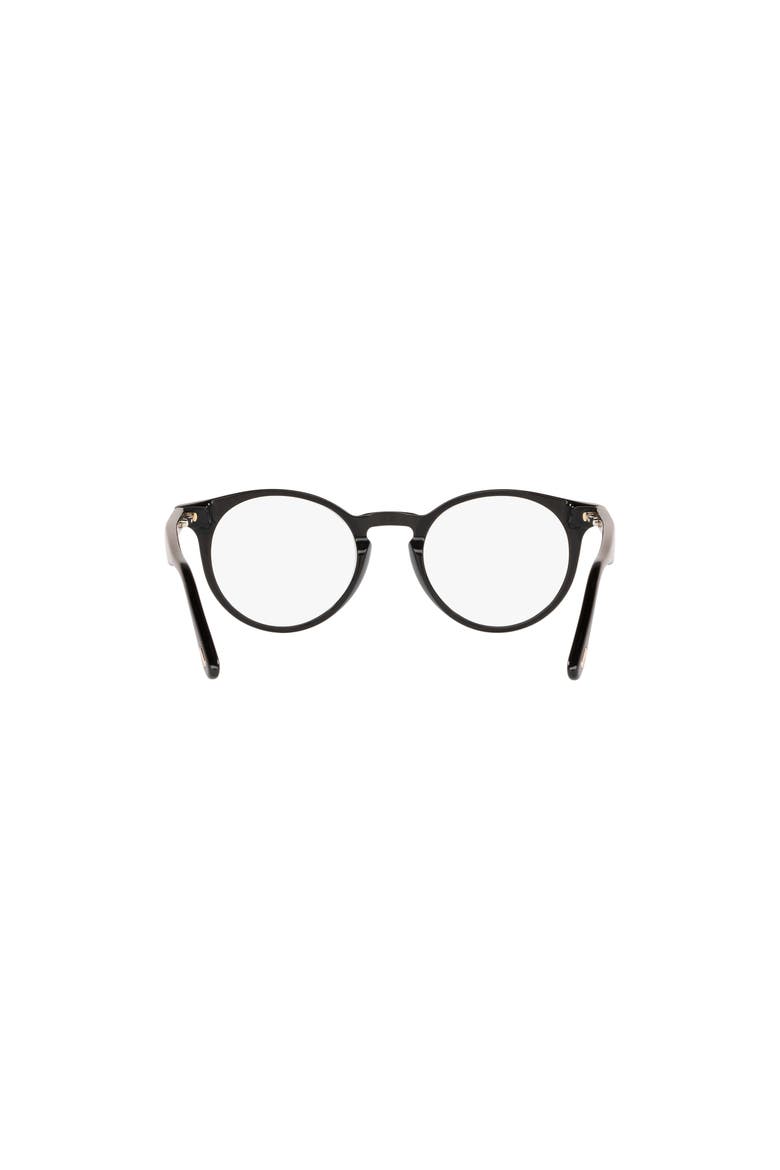 48mm Round optical glasses, Alternate, color, Black