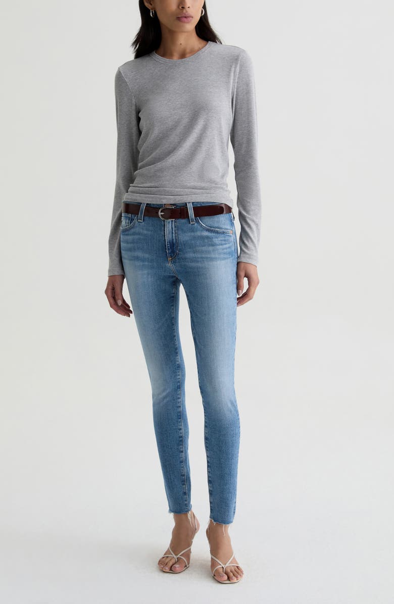 AG Farrah Skinny Ankle Jeans, Alternate, color, American West