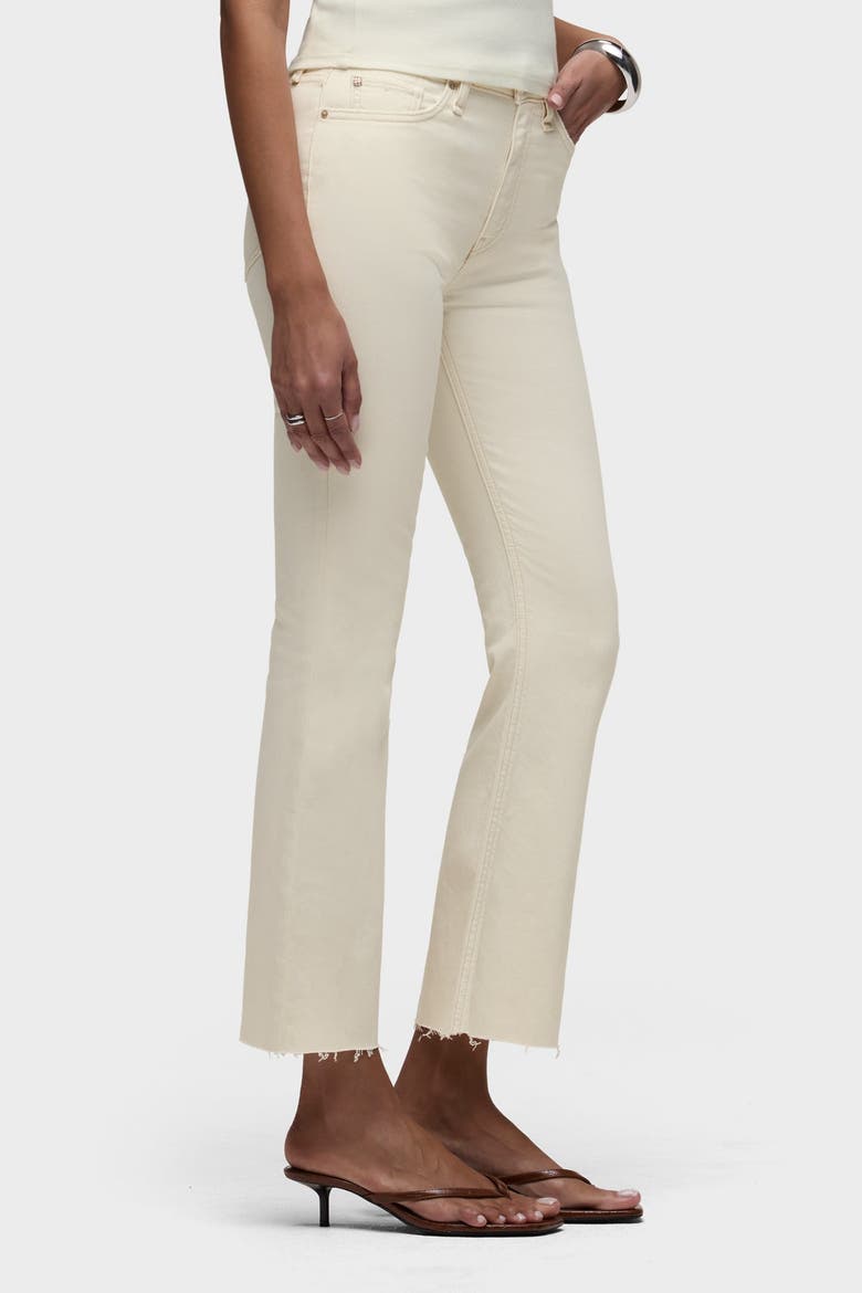 Barbara Flap Pocket Bootcut Crop, Alternate, color, ECRU