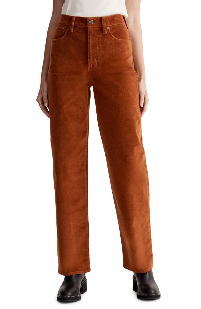 Madewell The Perfect Vintage Wide-Leg Corduroy Pants, Main, color,
