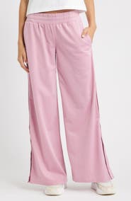 PUMA Low Rise Popper Side Snap Pants