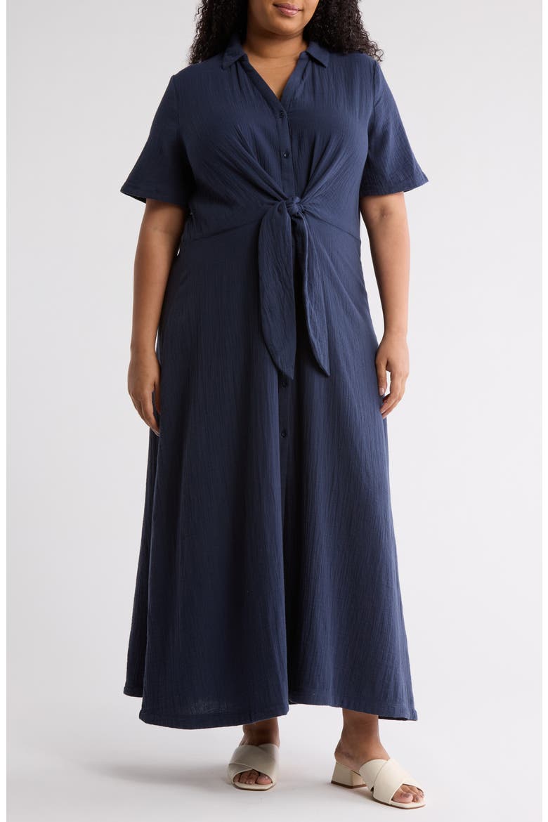 zimmermann crochet dress Aster Tie Shoulder Midi SIZE:AU 10 sexy silhouettes with bold ladies kaftan dresses Vince Tie-Front Cotton Maxi