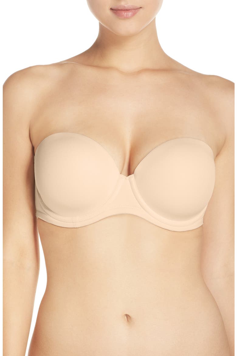 Red Carpet™ Convertible Strapless Bra, Main, color, NATURAL NUDE