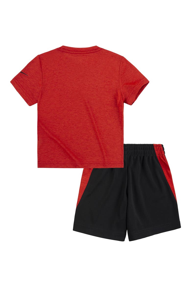 Kids' Drop Graphic T-Shirt & Shorts Set, Alternate, color, BLACK