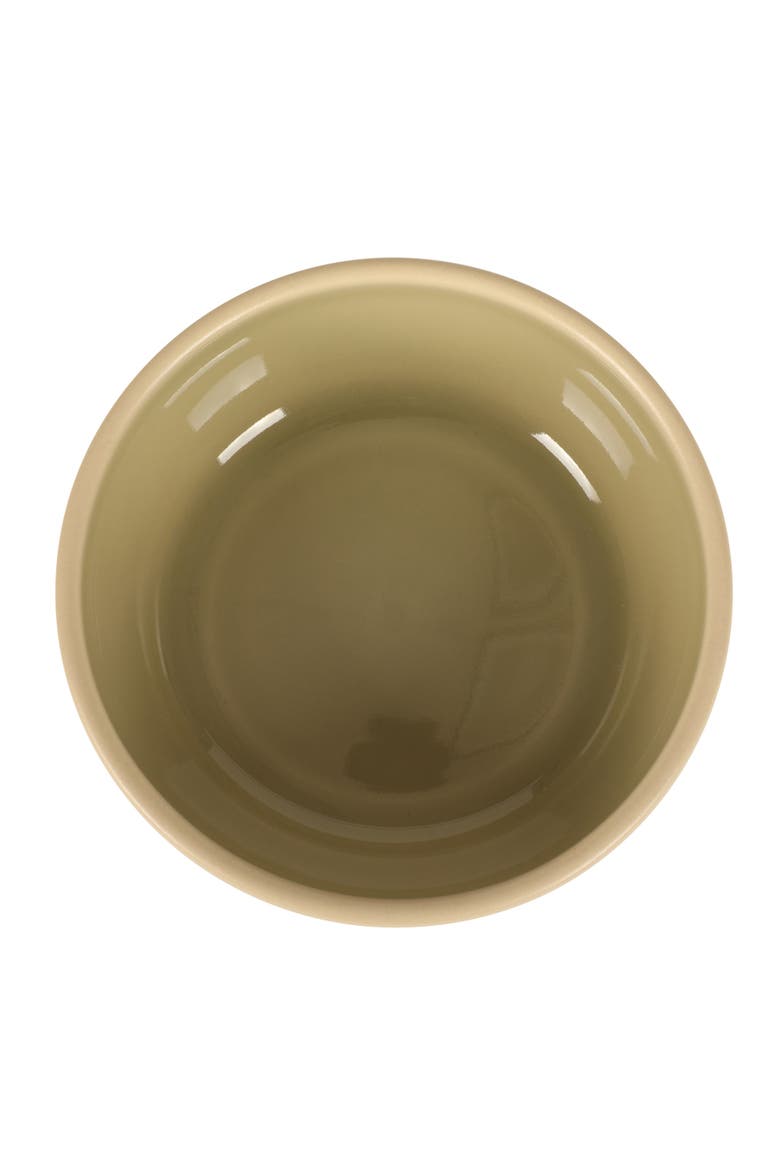 Port Gaia 4-Piece Reactive Glaze Stoneware Cereal Bowl Set, Alternate, color, Olive