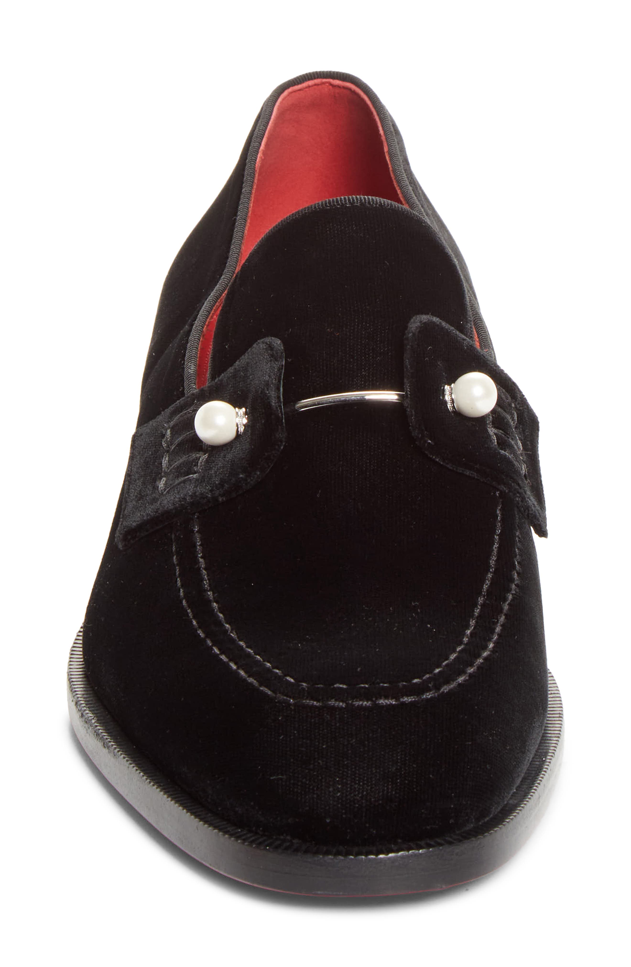 Chambelimoc Night Pearl Loafer, Alternate, color, BLACK