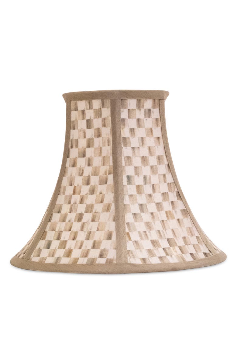 MACKENZIE CHILDS Mocha Check Small Lampshade, Main, color, Mocha