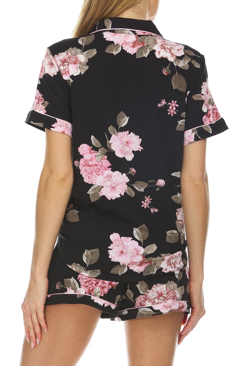 Flora Nikrooz Floral Print Short Pajamas, Alternate, color,