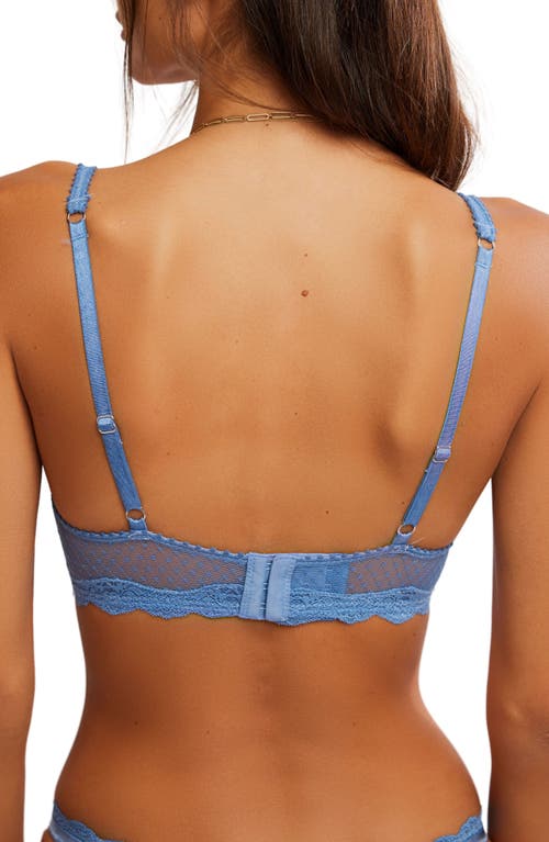 FREE PEOPLE FREE PEOPLE MID WEEK DOTTED MESH UNDERWIRE BRA