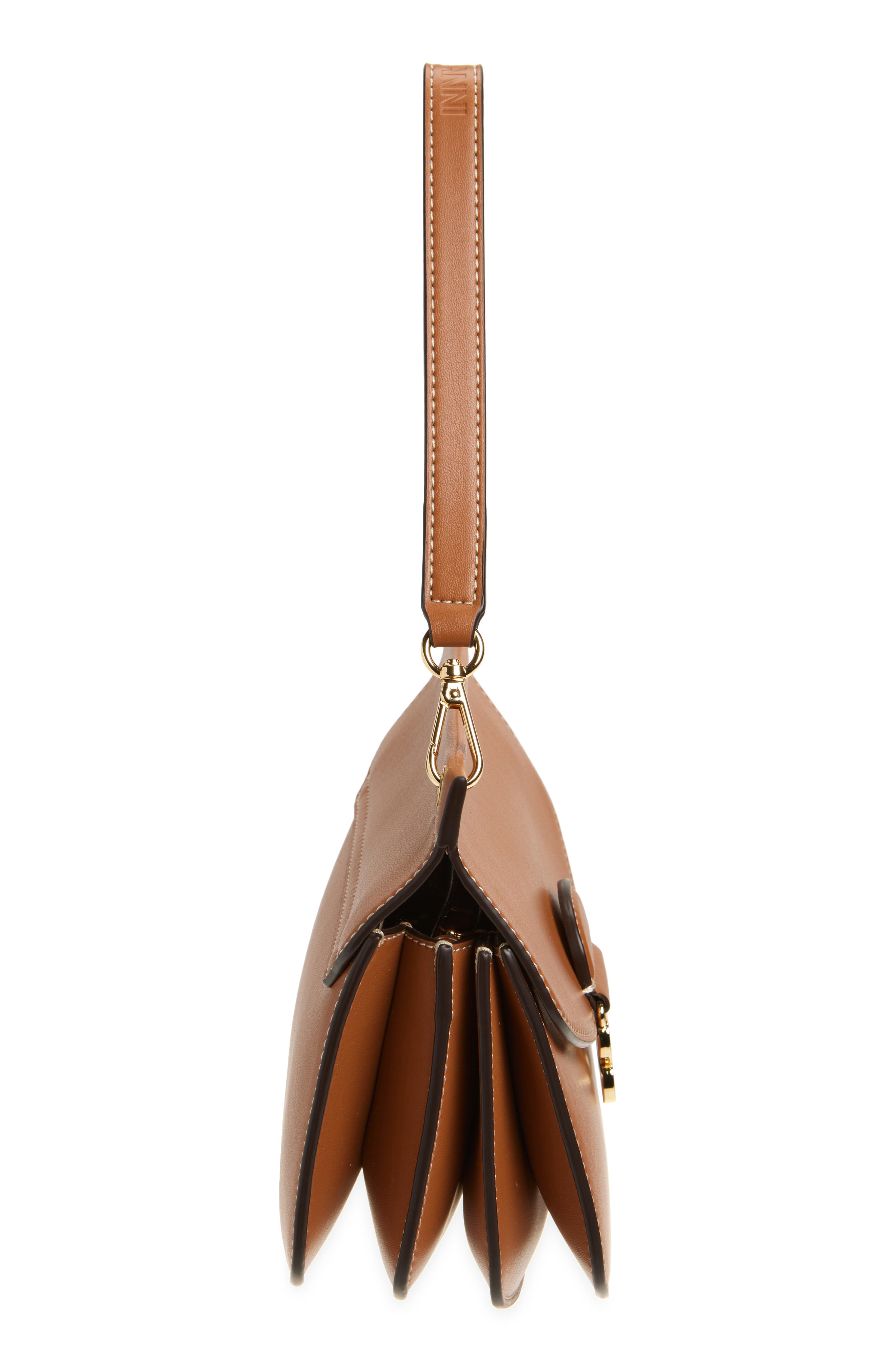 Small Apo-G Leather Crossbody Bag, Alternate, color, CARAMEL CAFE