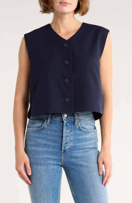 Steve Madden Boxy Cropped Vest