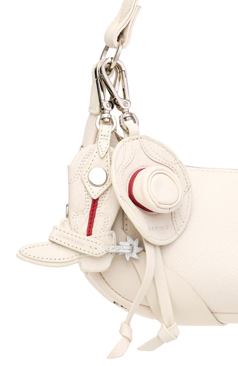 HAMMITT Lauri Boot Bag Charm, Alternate, color, Western Rein/ Silver