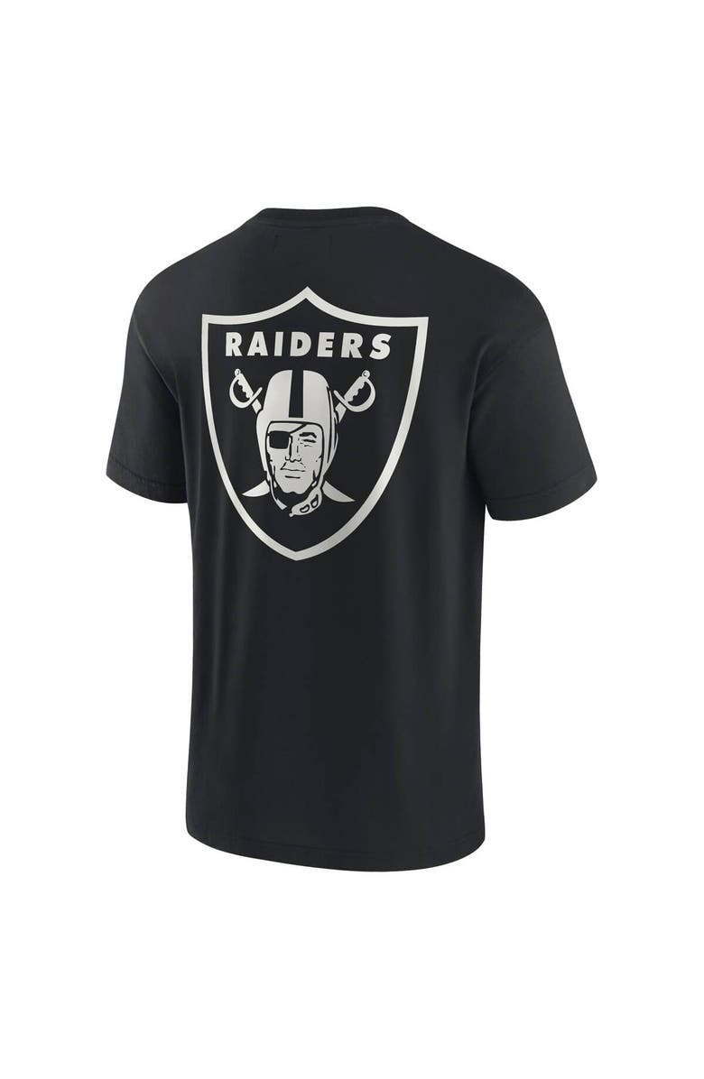 Fanatics Signature Unisex Black Las Vegas Raiders Elements Super Soft Short Sleeve T-Shirt, Alternate, color,